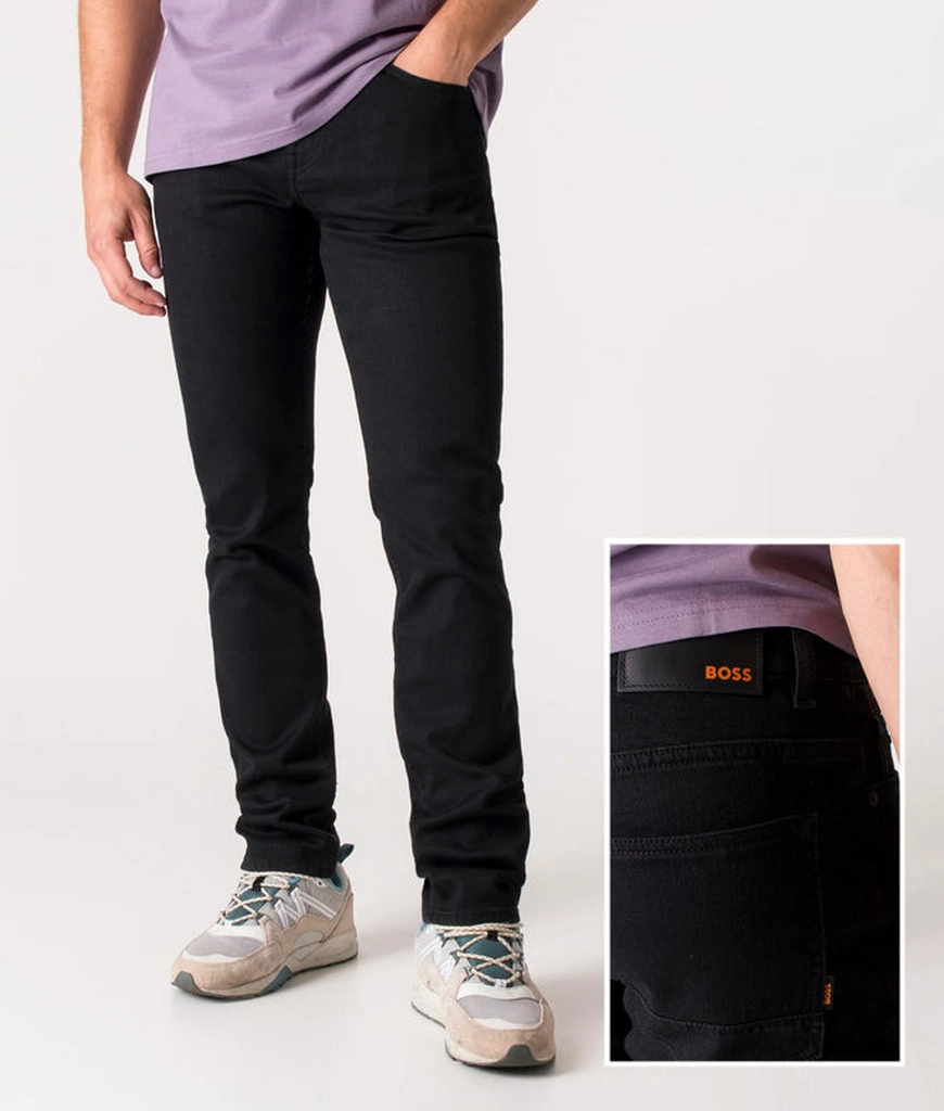 Hugo Boss Mens Slim Fit Delaware Comfort Stretch Jeans